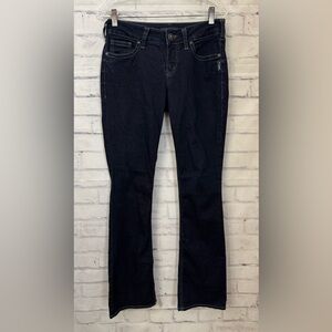 Silver Suki Slim‎ Boot Cut Blue Jeans Women’s 29x32 Stretch